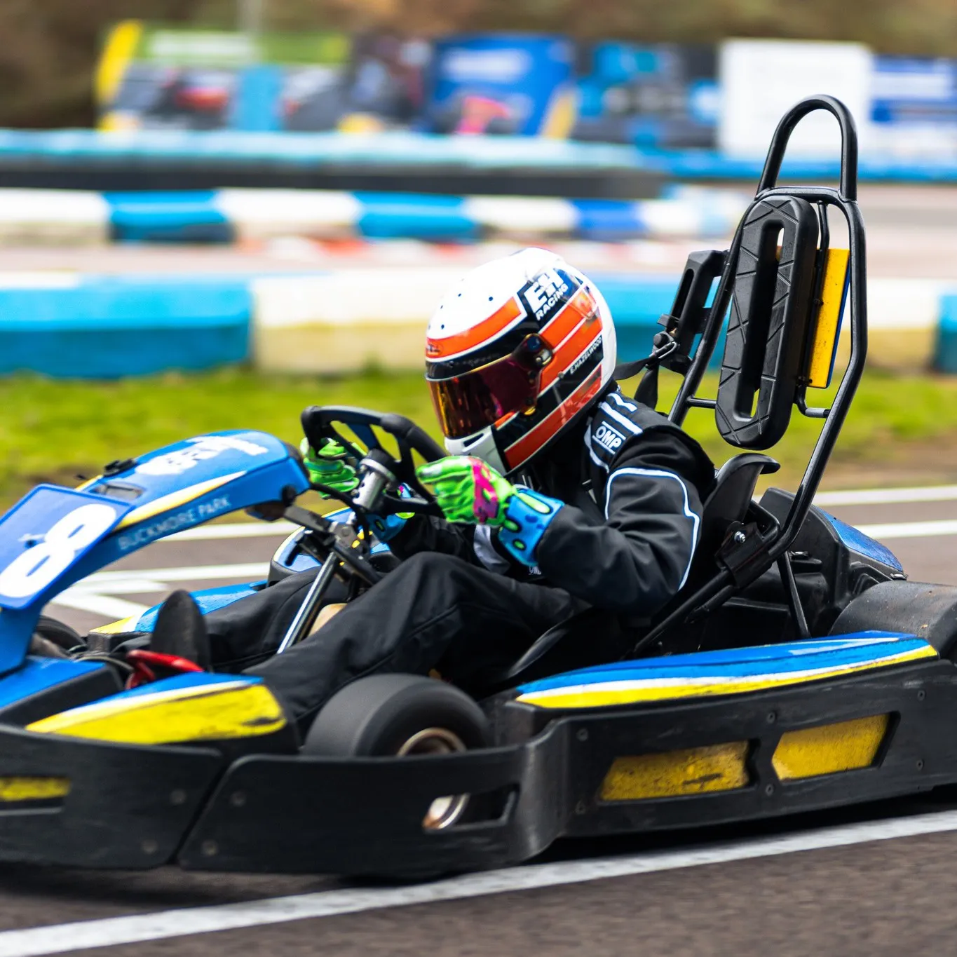 Junior karting at Buckmore Park