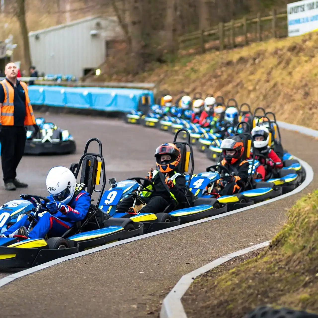 Junior training at Buckmore Park